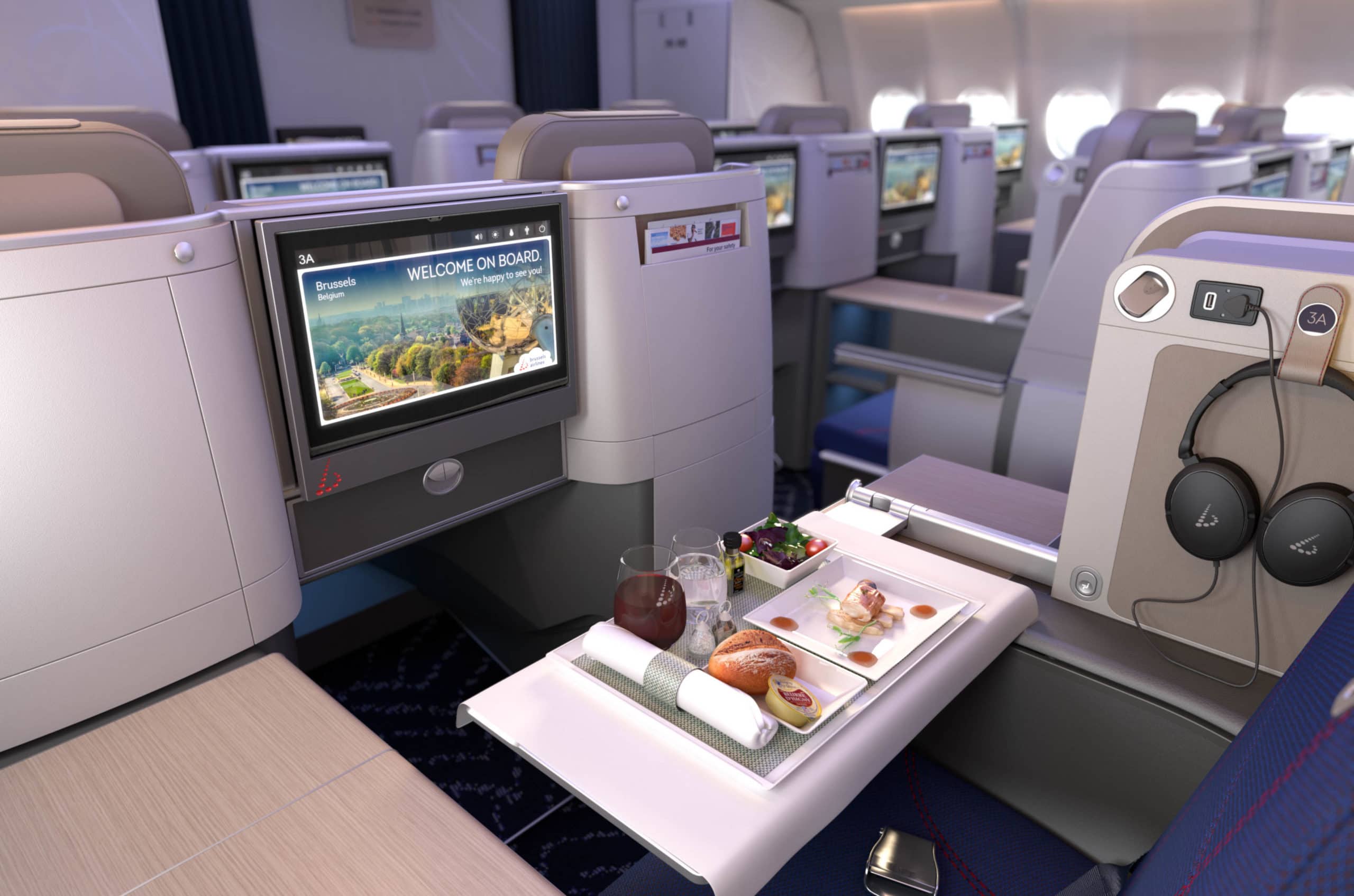  PHOTOS Brussels Airlines Unveils Revamped Airbus A330 Interiors APEX