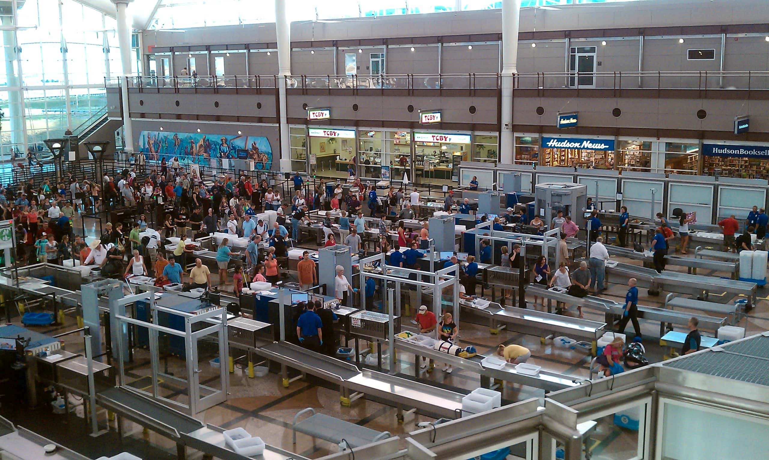 TSA security line at Denver Airport. Image: Quinn Dombrowski via Flickr