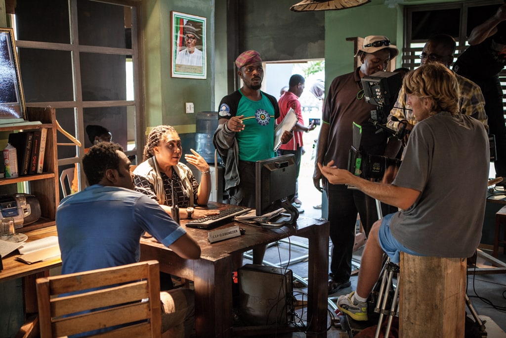 With a budget of over $1 million and a pan-African cast, The CEO is a far cry from the shoestring productions that characterize the bulk of Nollywood's output. Image: AFP