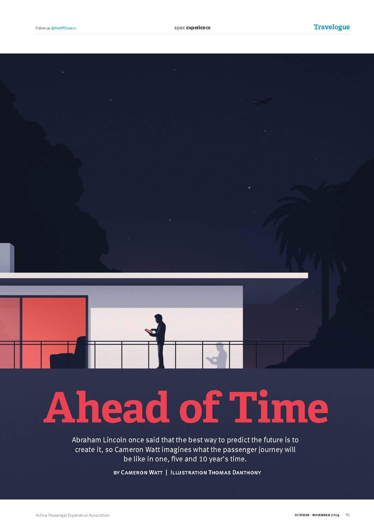 much ahead of time meaning
