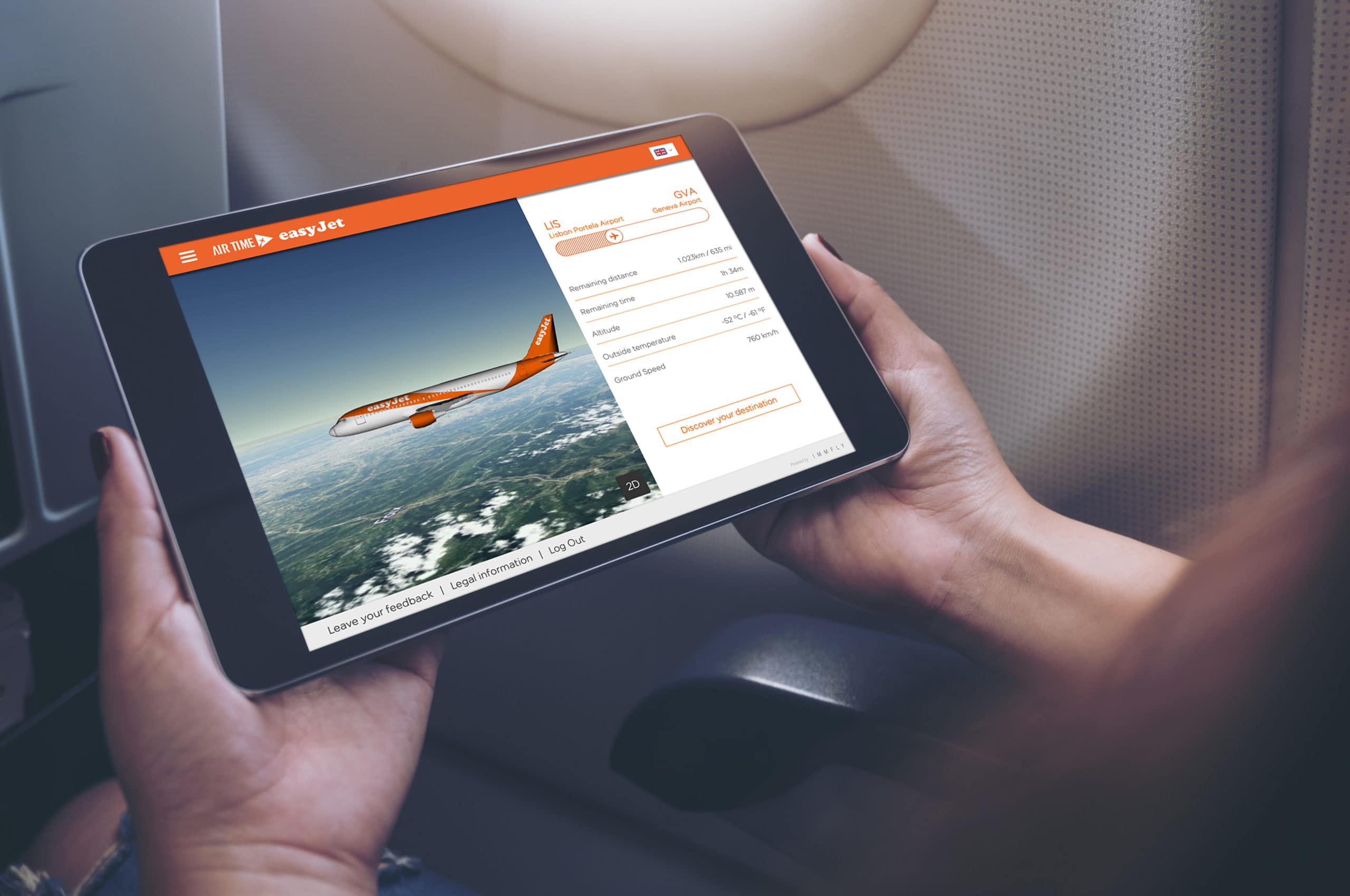 Immfly Service Boosts easyJet Customer Satisfaction by 22% 