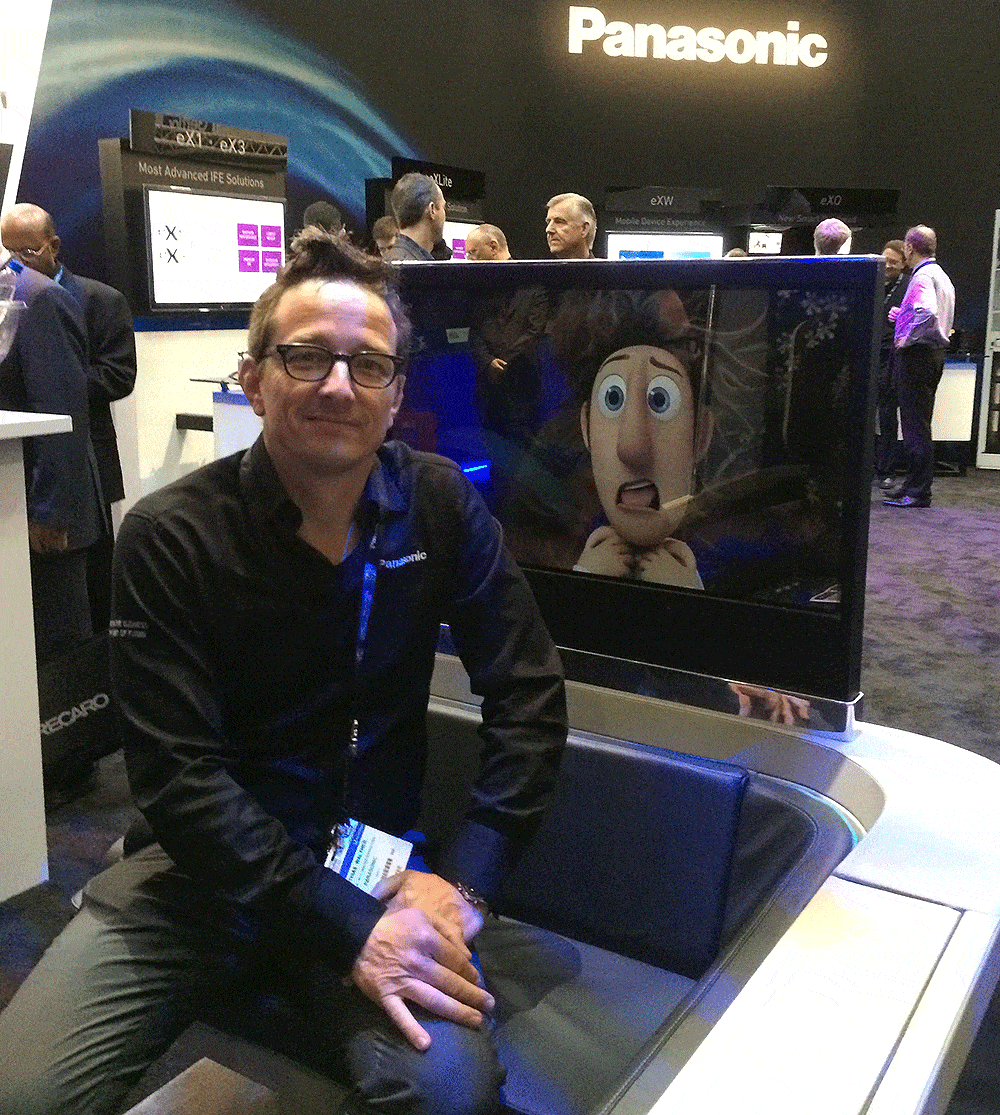 Matthias Walther, Manager of Integrated Marketing for Panasonic Avionics