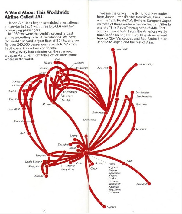 Japan Airlines, circa 1990s (Permaculture) 