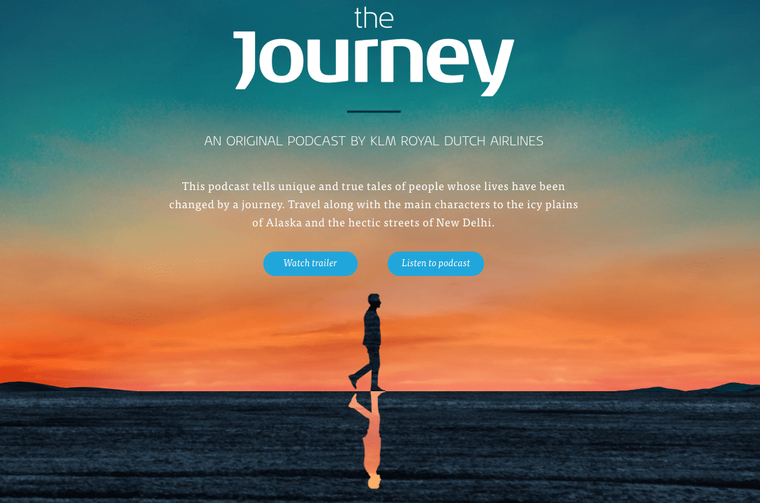 klm podcast the journey