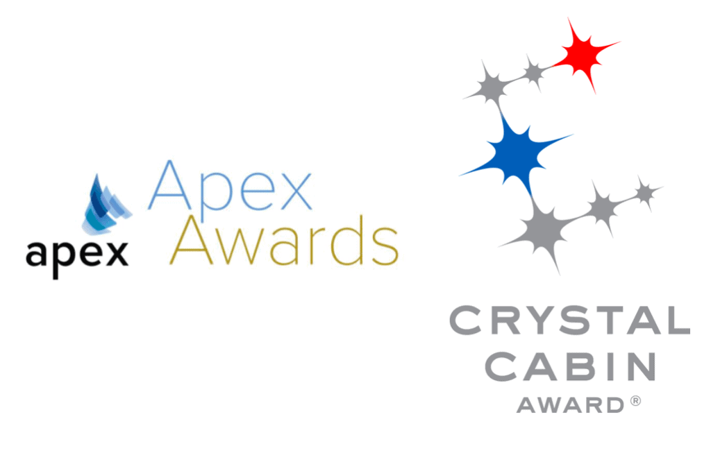 Crystal Cabin Award and APEX Awards logos
