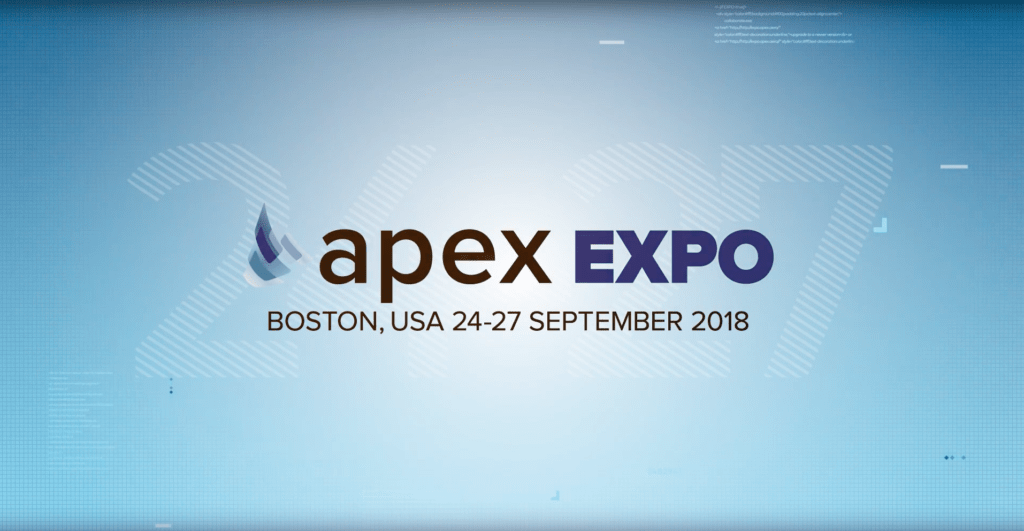 Watch the APEX EXPO Video APEX