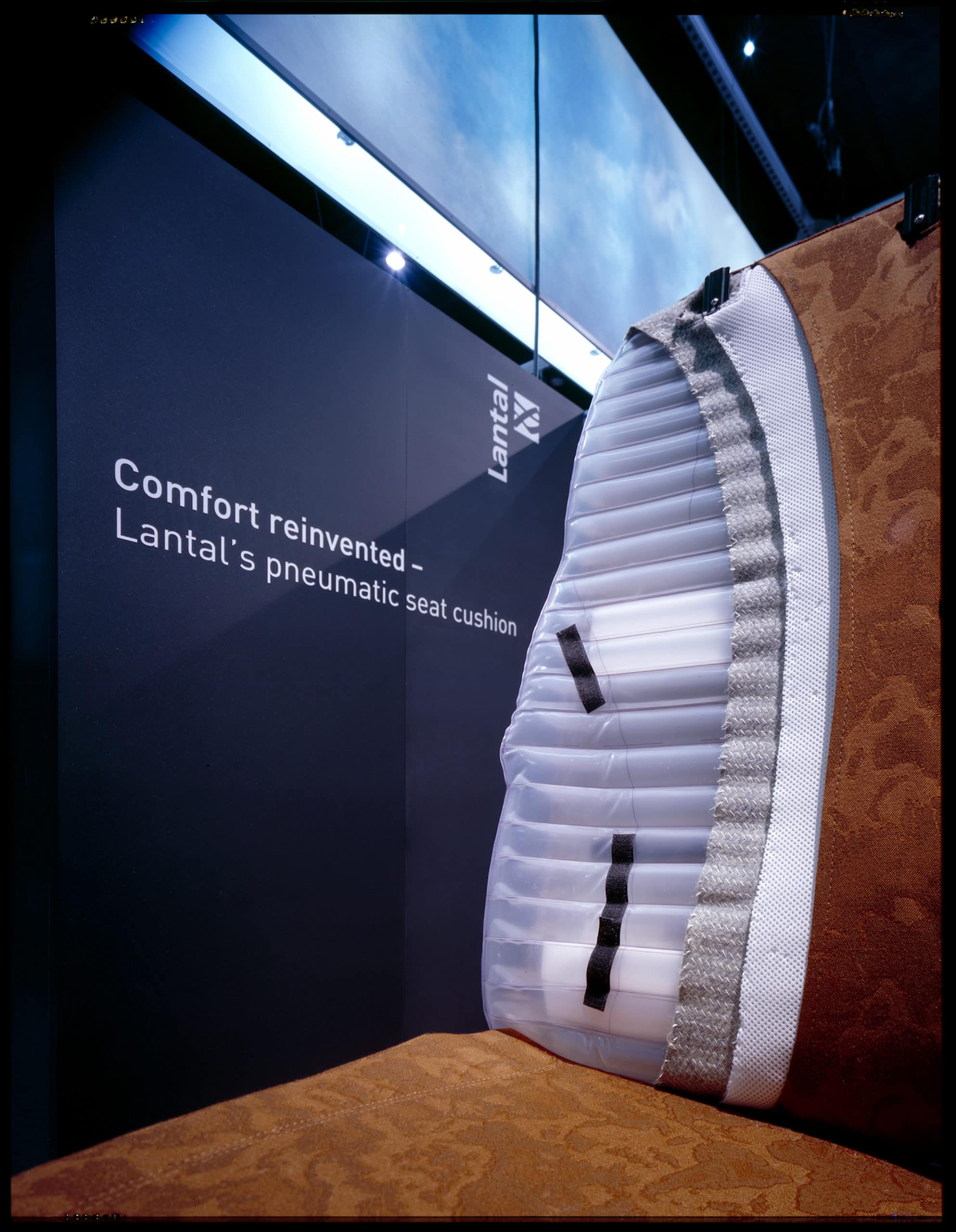 The Pneumatic Comfort System on display.