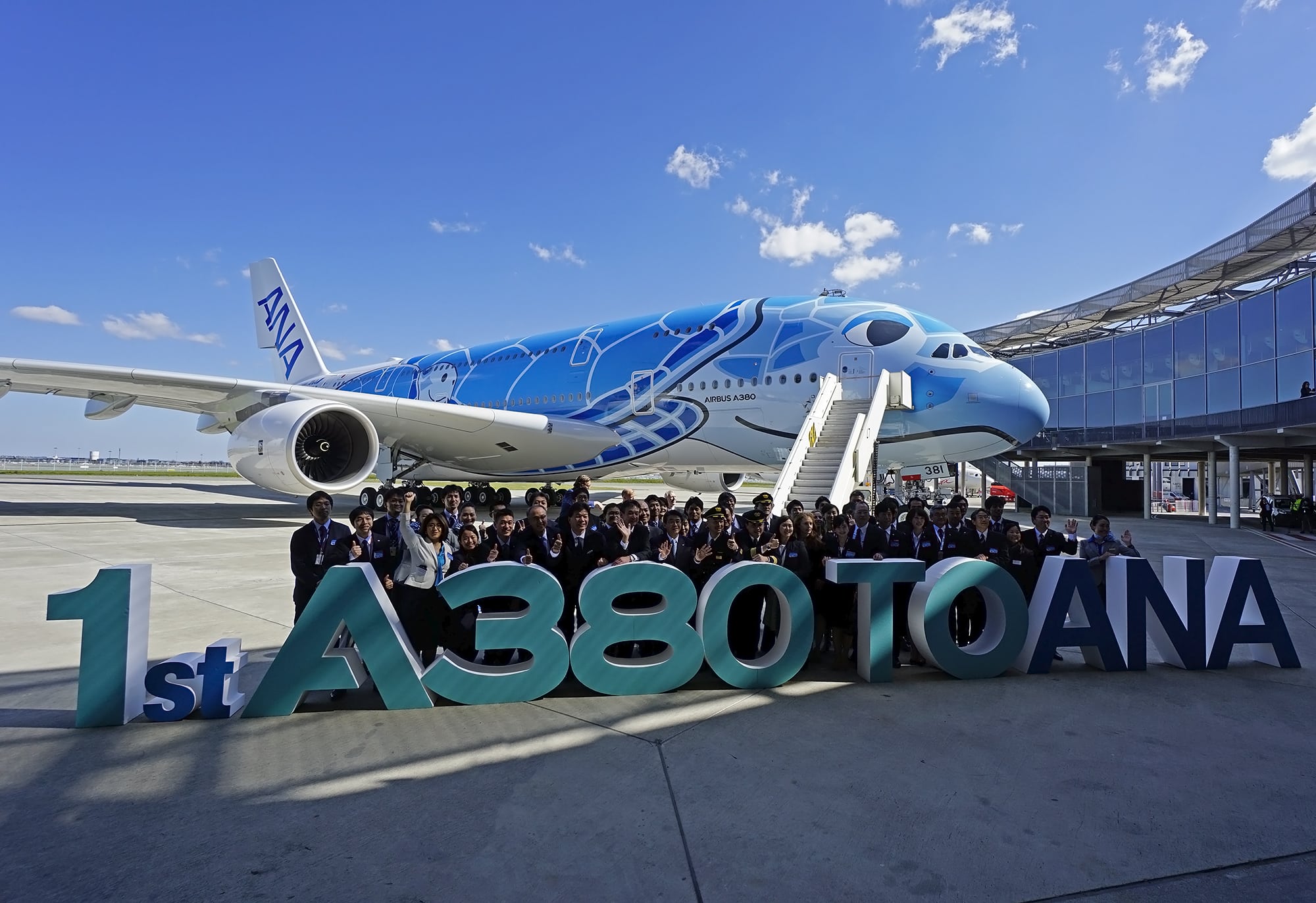PHOTOS] ANA Takes Delivery of Its First Airbus A380 - APEX