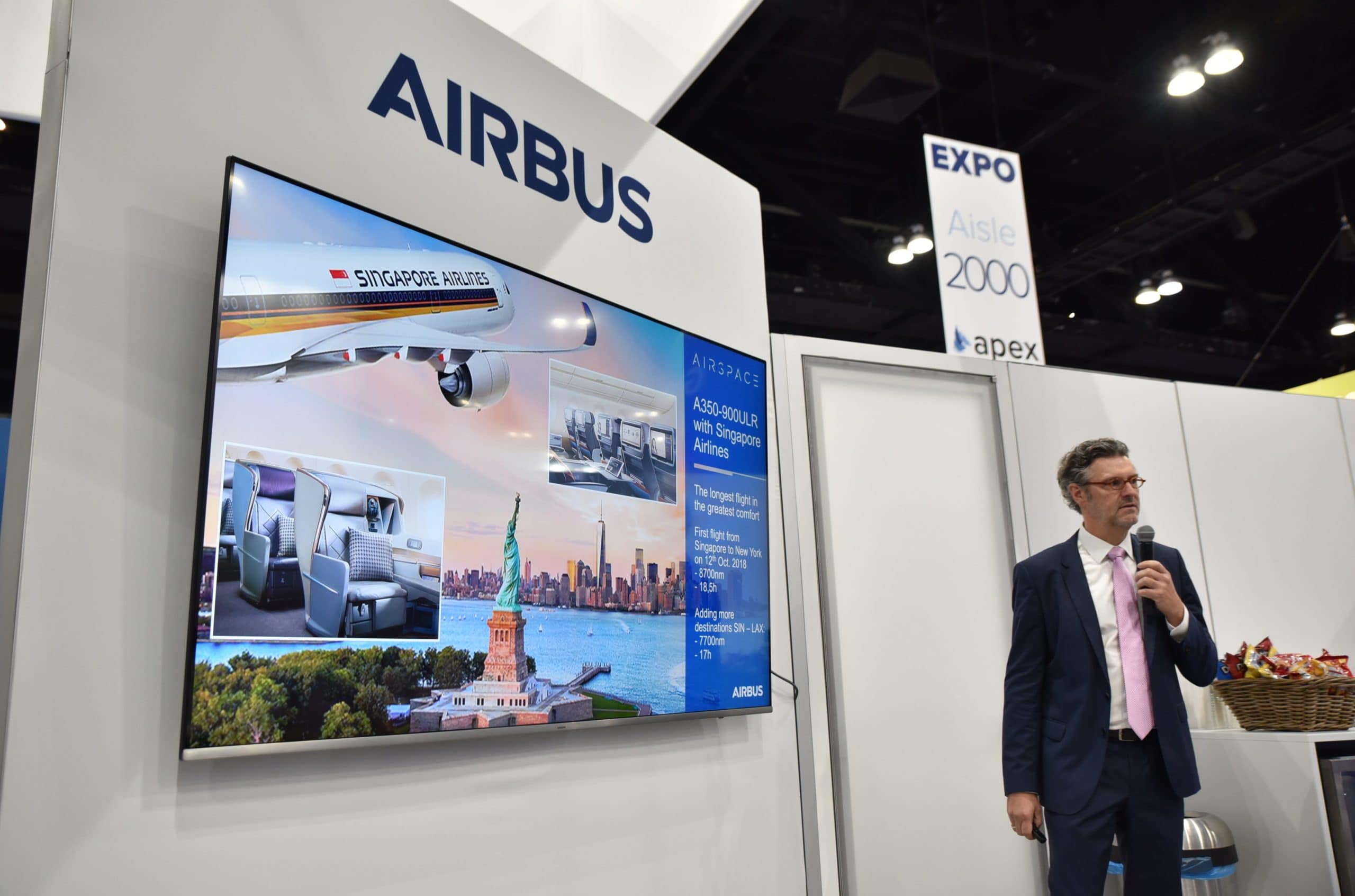 Ingo Wuggetzer, VP Marketing, Airbus. Image: Vance Walstra