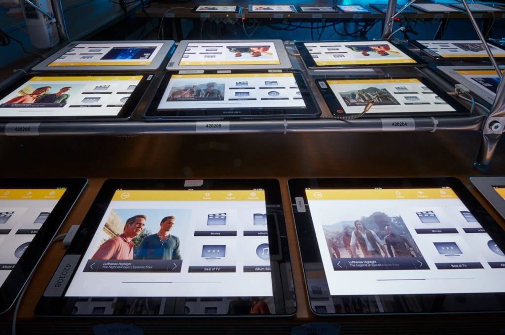 Preparation for the rollout of a big BoardConnect Connectivity project. Image via Lufthansa Systems