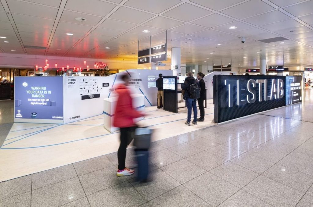 The Terminal Testlab created by LabCampus at Munich Airport. All images via Munich Airport