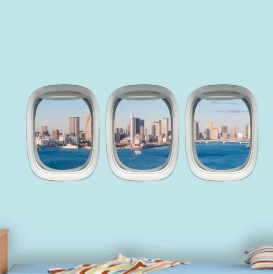 Airplane Window Decals