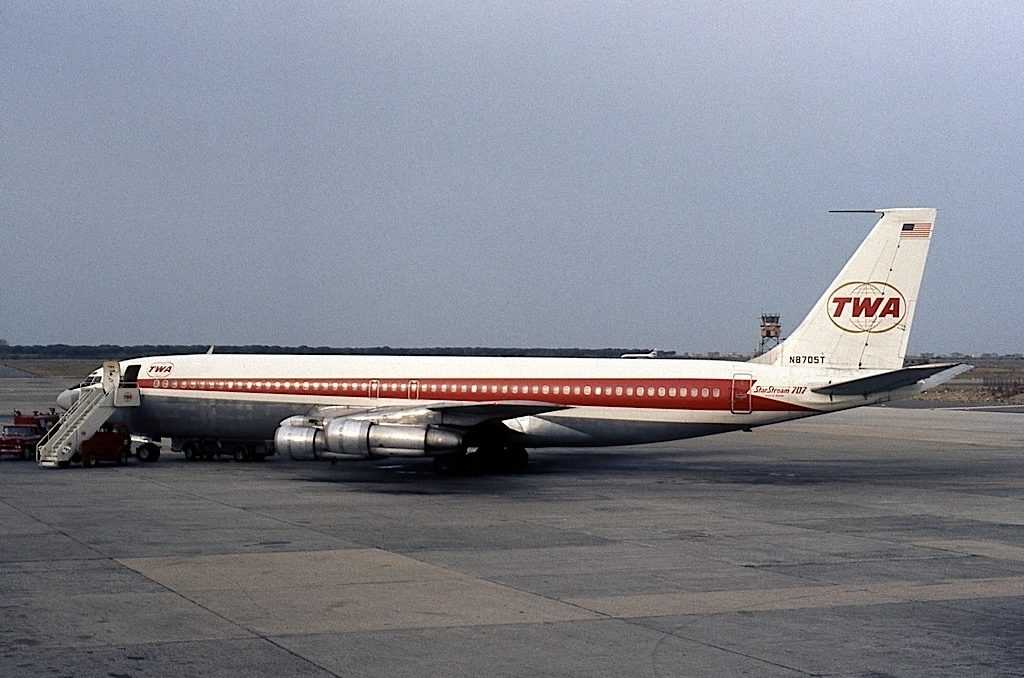 A Trans World Airlines Boeing 707 aircraft. Image: Jon Proctor