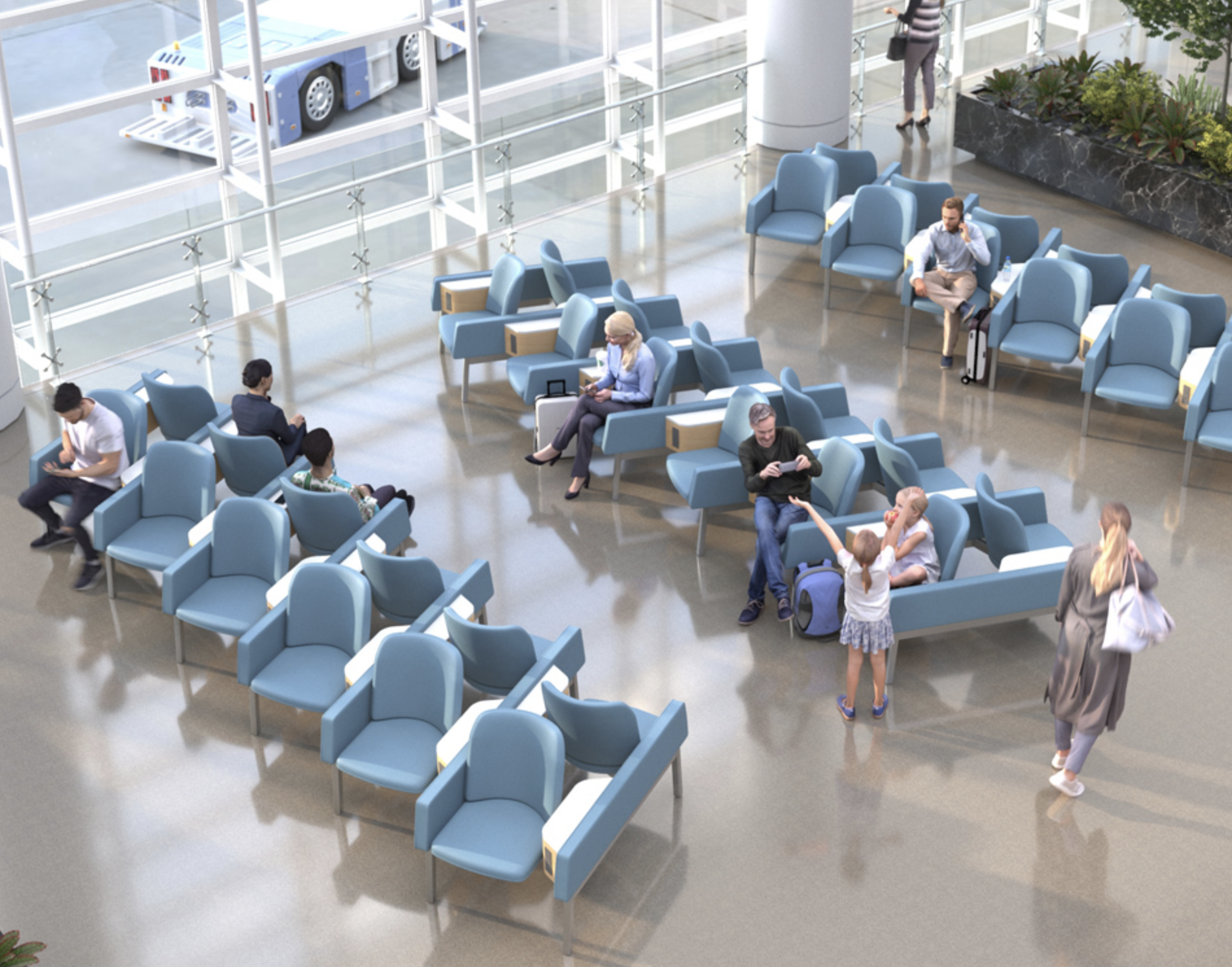 AGATI Channels Business-Class Seating with Angled Layout for New ...