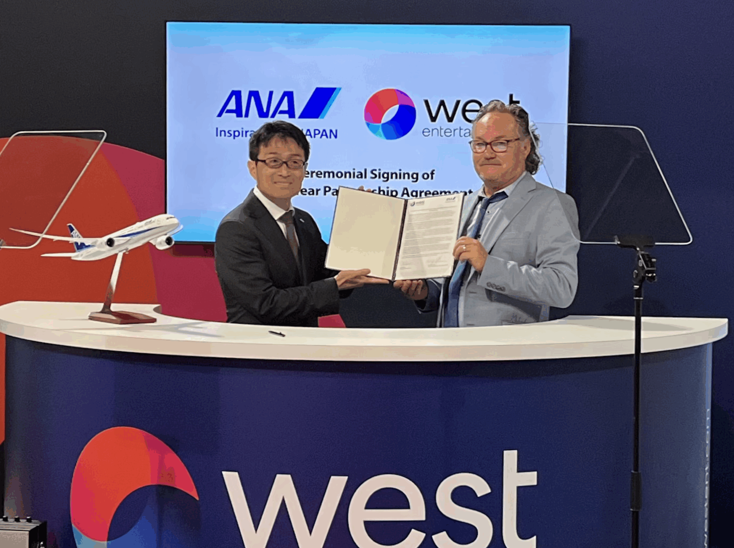 APEX EXPO 2025: West Entertainment, ANA Formalize Multi-Year Partnership Promising Enhanced In-Flight Experiences