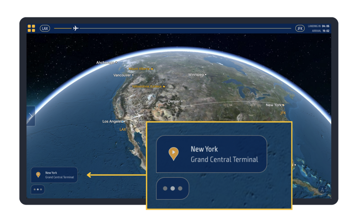 Inflight Map FlightPath3D Turns Inflight Map into Intelligent Travel Companion with ...